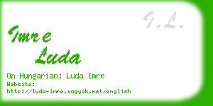 imre luda business card